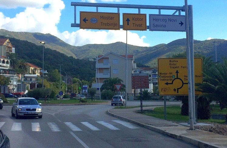 Crossroads in Herceg Novi