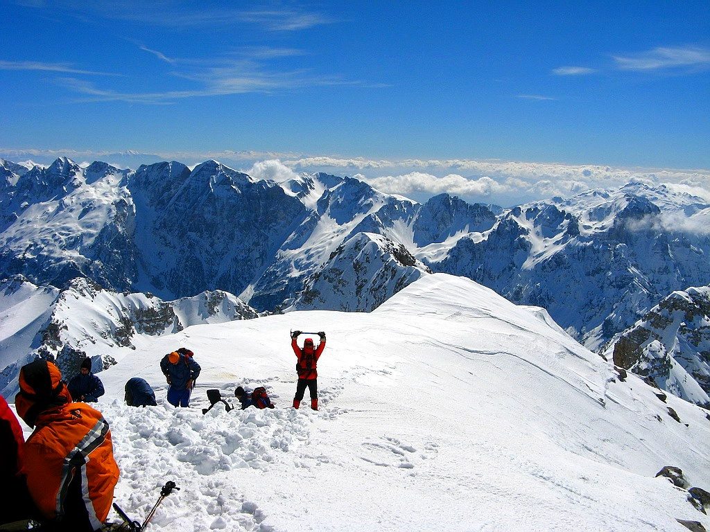 Highest peak of Prokletije - Jezerski peak