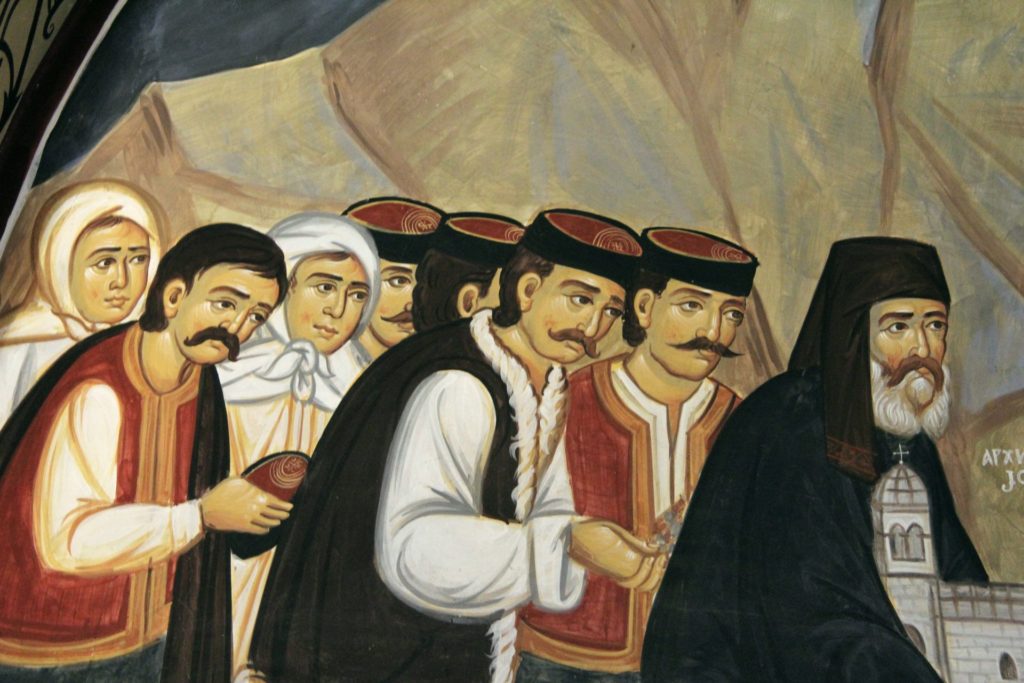 Painting in Ostrog Monastery