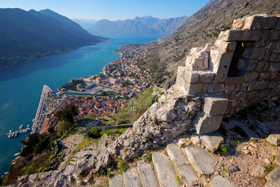 Kotor Fortress View from Top