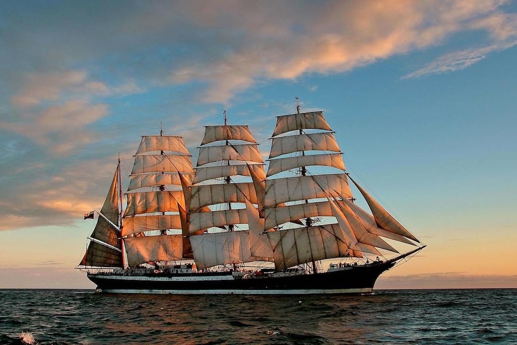 Beautiful sailing ship