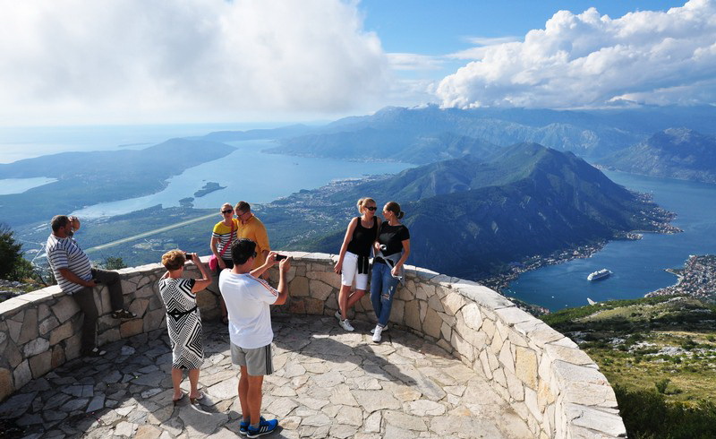 Bay of Kotor - View from Lovcen Mountain