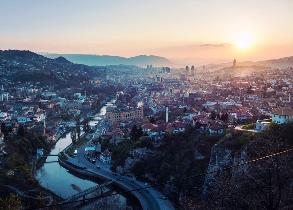 Sarajevo - The capital of Bosnia and Herzegovina 