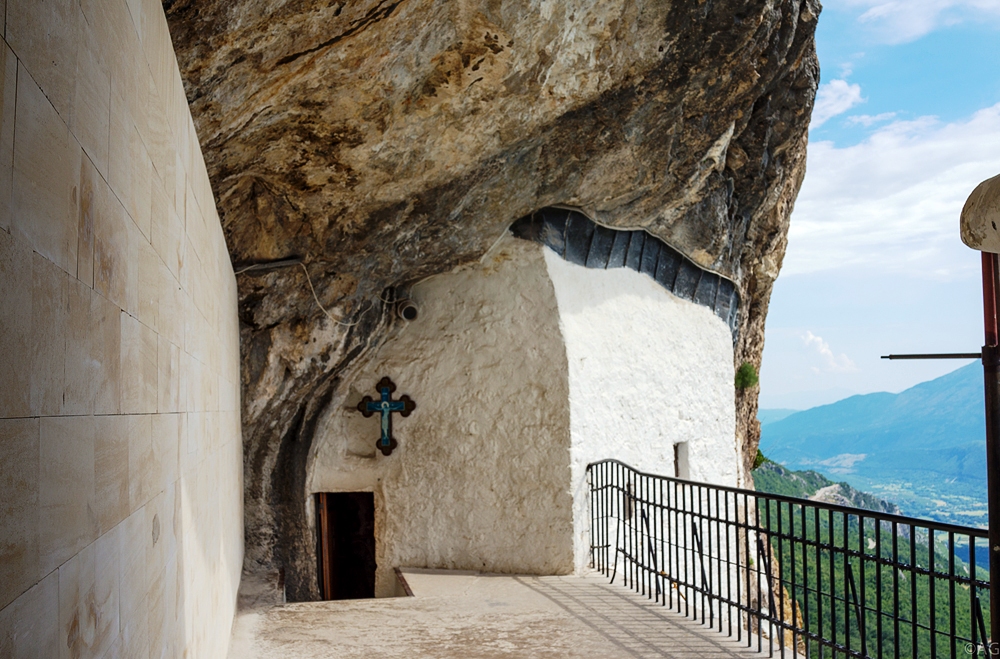 Terrace of the Monastery of Ostrog