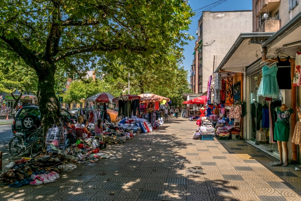 Street trade Skadar