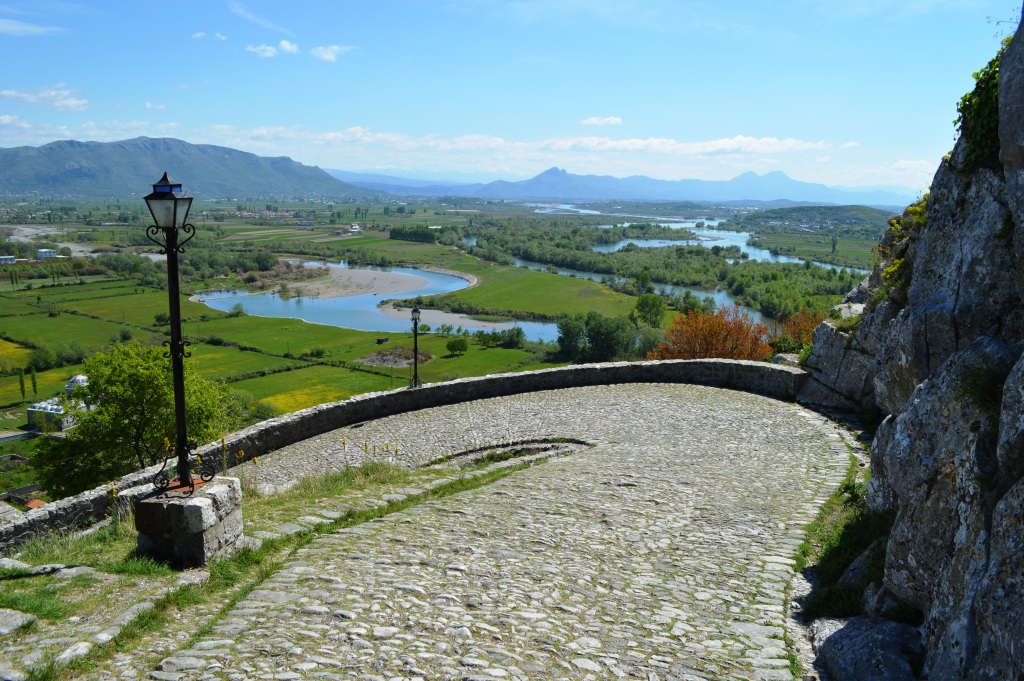 View from Rozafa Fortress Skadar