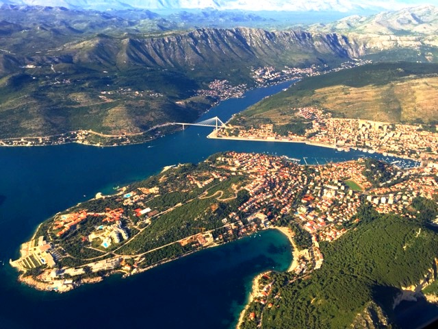 Aerial view of Dubrovnik