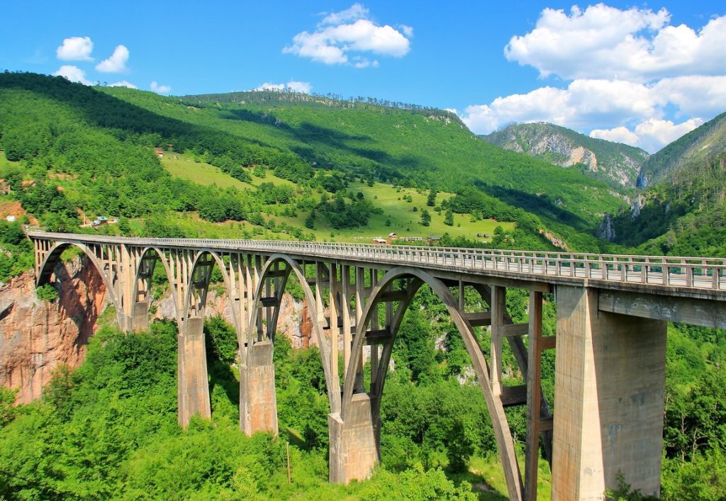 Le pont de la Tara Monténégro