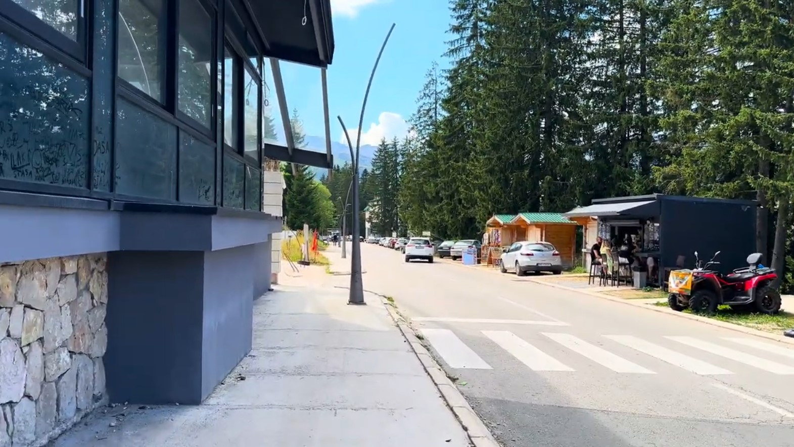 Stalls with local product Zabljak