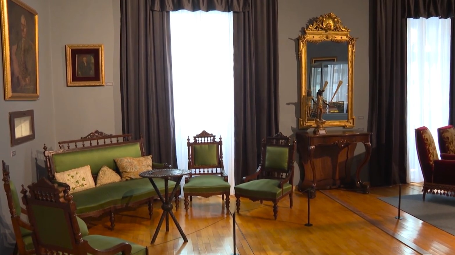 Exhibits in the Perast Maritime Museum