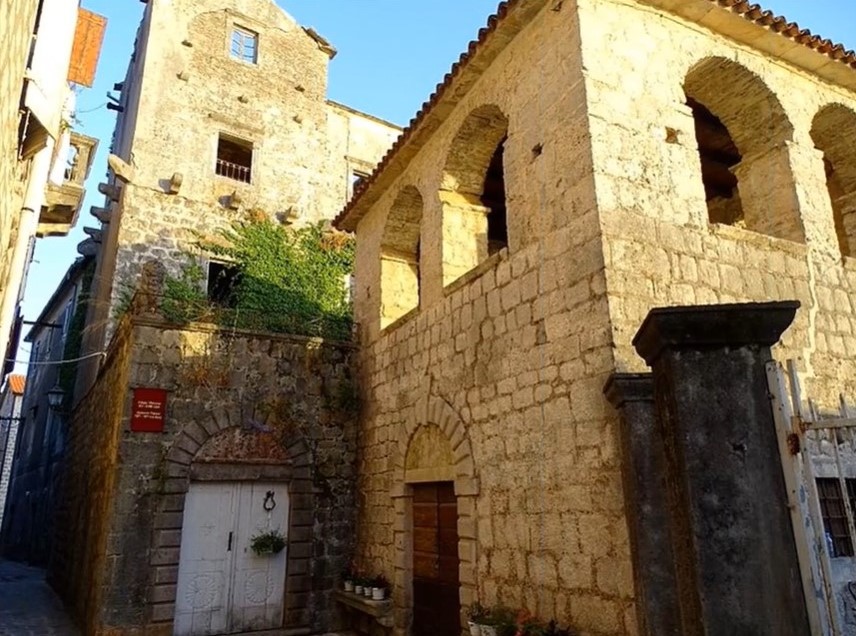 Defensive Tower Vickovic Palace Perast