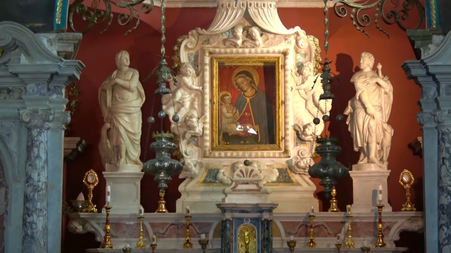 Marble Altar - Our Lady of the Rocks Island 