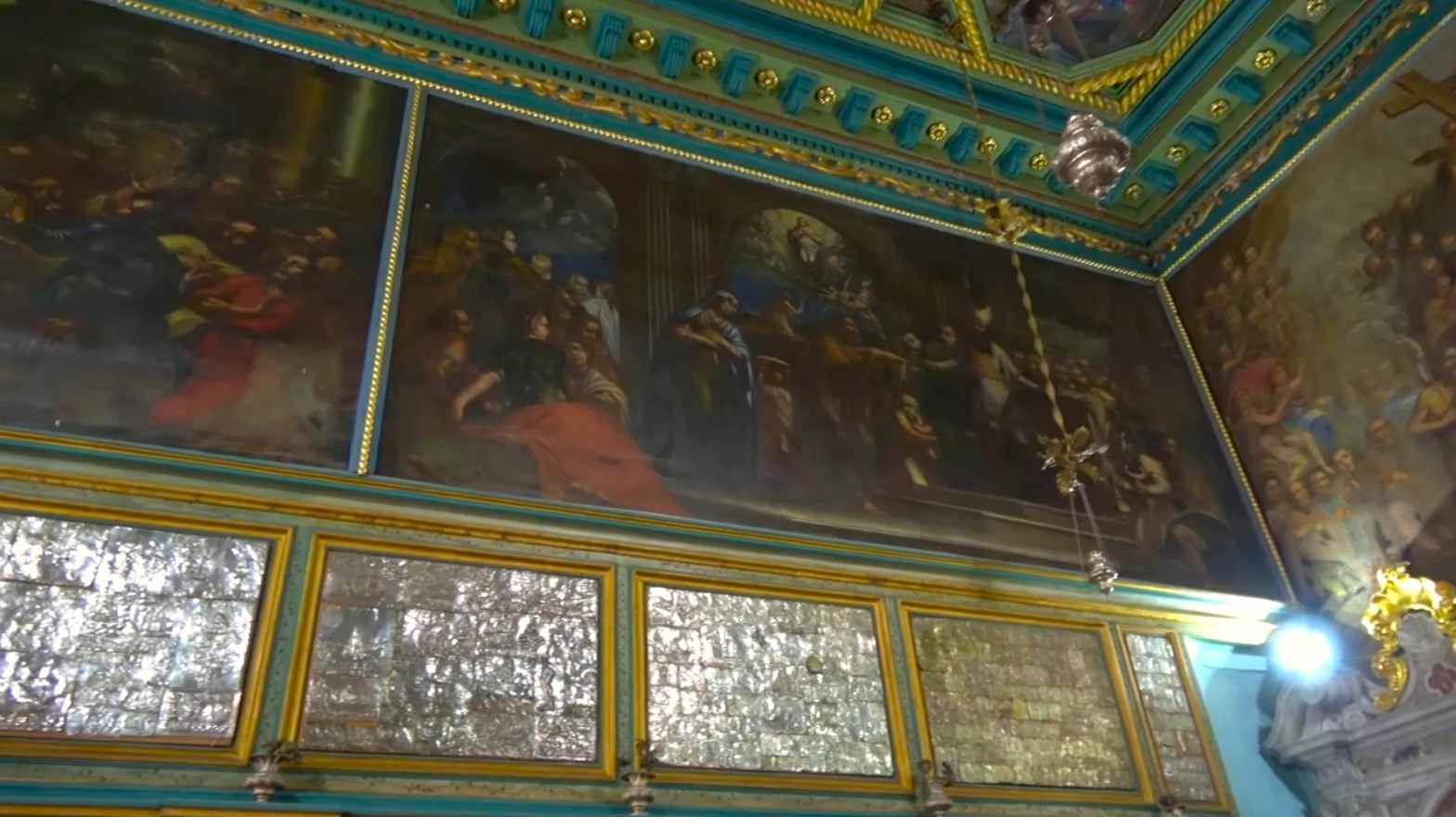 Our Lady of the Rocks Island - Tripo Kokolja frescoes and votive tablets