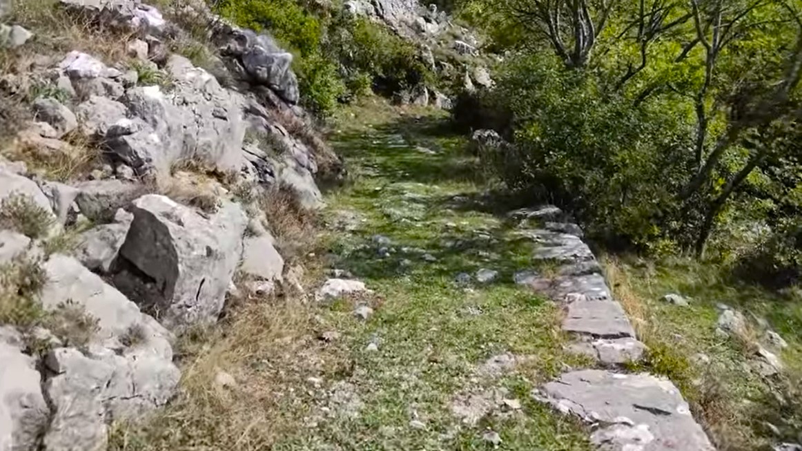 Old Roman Road above Perast