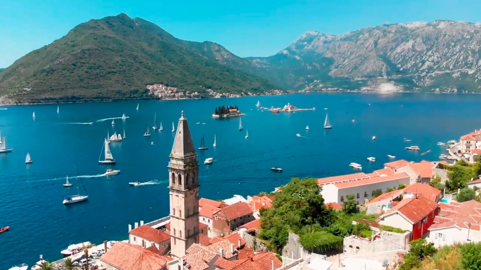 Perast - Panoramic bay view