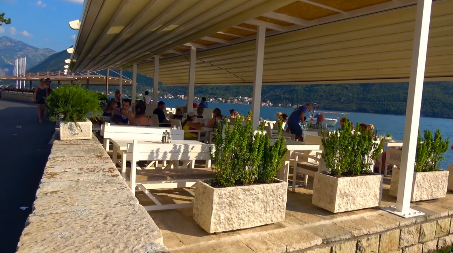 Perast promenade