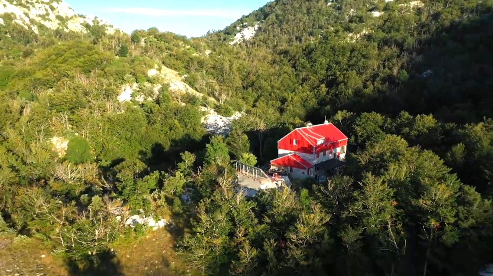 The mountain lodge “Za Vratlom”